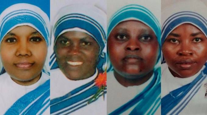 From L-R: Sr. Anselm, Sr. Reginette, Sr. Judith, Sr. Marguerite. 